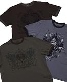 Marc Ecko - Marc Ecko Gamblers Deux, Winged Heart Deux, & Knight Crest Deux Ringer Tee's