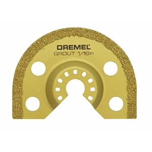 Click here to buy Dremel MM501 1 16-Inch Multi-Max Carbide Grout Blade.