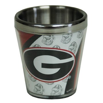 NCAA Georgia Bulldogs Acrylic Shotglass