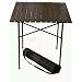 Table in a Bag TA2727 Tall Aluminum Portable Table With Carrying Bag, Brown