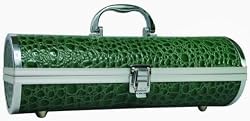 Croc Wine Purse Green