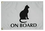 Product details for Taylor Made Products Cat On Board Boat Flag (12