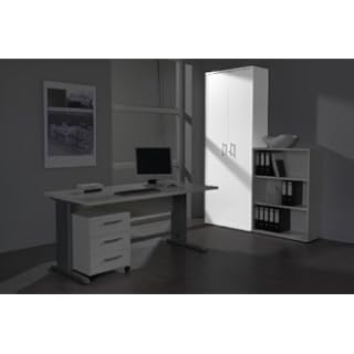 Wellemöbel Aktenschrank Mura mit Schloß reinweiß