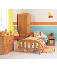Pine single bed