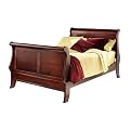 Louis Phillipe Bed - Warm Brown Cherry (King)