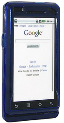 Amzer Silicone Skin Jelly Case for Motorola Droid A855 (Blue)