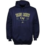 adidas Georgia Tech Yellow Jackets Navy Blue School Pride Hoody Sweatshirt
