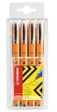 Produkt-Bild: STABILO&reg; worker&reg; medium Tintenroller 0,5 mm Kunststoffetui mit 4 Stiften