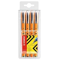 STABILO� worker� medium Tintenroller 0,5 mm Kunststoffetui mit 4 Stiften