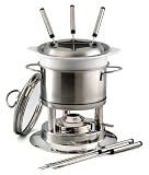 Chantal Brushed Stainless Steel 5 Function Fondue