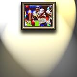 Completely Handpainted American Football Sport Painting, Custom Order FL7373, Oil on Canvas, with Option to Paint Jerry, Brett & Co. from Any Other Favorite Photograph or Picture, Unframed, Size 24'' x 32" inches
