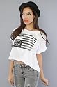 Civil The Confederette Cropped Tee,T-shirts for Women