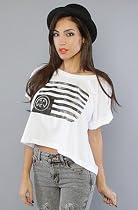 Civil The Confederette Cropped Tee,T-shirts for Women