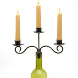 41YzU5BNfzL. SL160  Antiqued Taper Candle Wine Bottle Candelabra