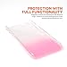 Yousave Accessories iPhone 6 Case Baby Pink/Clear Raindrop Hard Cover