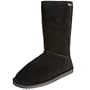 BEARPAW Women's Eva 10" Shearling Boot,Black,8 M US