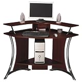 Tacoma Corner Computer Desk Harvest Cherry