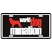 New  Newfoundland : World Dog - Mination  License Plate Dog