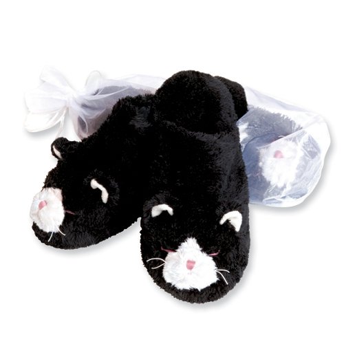 Large Cat Microwaveable Slippers
