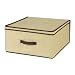 Household Essentials 316 Extra-Large Resin-Wicker Storage Box with Flap Lid