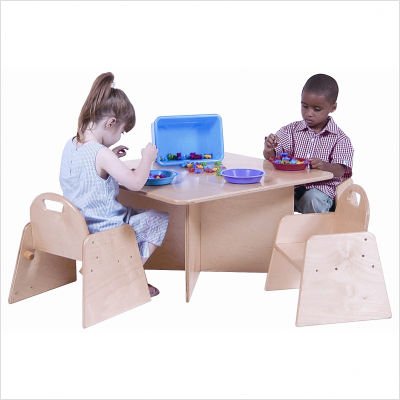 Picture of Wood Designs Tot Size Multi Use Table B002B5PKBG (Baby Activity Center)