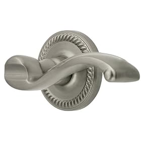 Grandeur GS10-RH-NEWPRT-SN Newport Rosette with Portofino Lever, Passage Right Handed,... by Grandeur