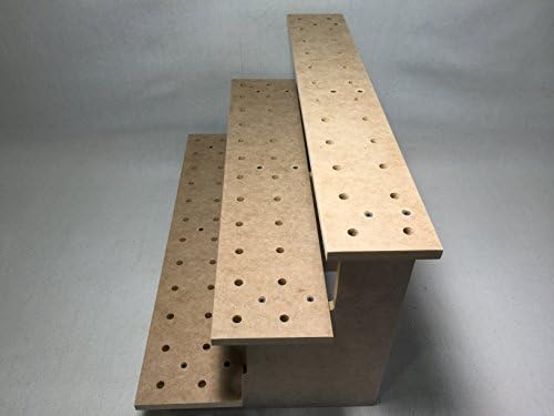 Bleacher Seat Style Push Pop Stand. Holds 72 Push Pops.