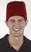 Velvet Fez Hat Costume Shriner Casablanca Moroccan