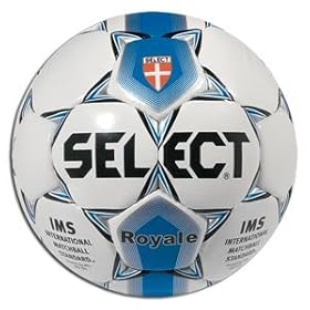 Select Royale Soccer Ball - Blue/White/Silver