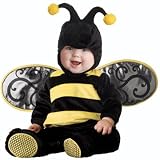 Lil Characters Infant Bee Costume, Black/Yellow