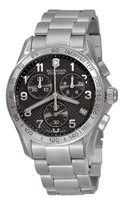Victorinox Swiss Army Men's 241405 Chrono Classic PVD Coated Grey Dial Watch by Victorinox Swiss Army