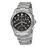 Victorinox Swiss Army Men's 241405 Chrono Classic PVD Coated Grey Dial Watch