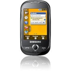 Samsung Corby S3650 (Touchscreen, 2MP Kamera, MP3-Player) chrome-yellow Handy