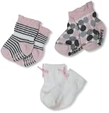Robeez Baby-Girls Newborn 3 Pack Modern Dots, Multi, 0-6 Months