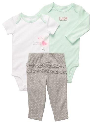 Carter's Baby-girls Polka Dot Lady Bug Bodysuit Set