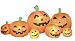 8' Airblown Inflatable Pumpkin Family Lighted Halloween Yard Art Decoration