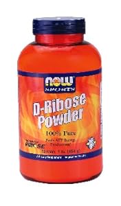 NOW Foods - D-Ribose 100% Pure Powder - 1 lb. ( Multi-Pack)