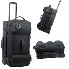 DANIEL RAY Reisetrolley // PURE BLACK // Sporttasche Trolley Koffer (mit Sandwich System) SCHWARZ