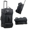 DANIEL RAY Reisetrolley // PURE BLACK // Sporttasche Trolley Koffer (mit Sandwich System) SCHWARZ