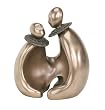 Sitting Maasai Mother And Daughter - Cold Cast Resin - 5.5" Height