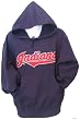 Men`s Cleveland Indians Solid Hooded Fleece