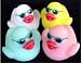 Set of 4, Blinking Light-Up Rubber Duckys with Shades