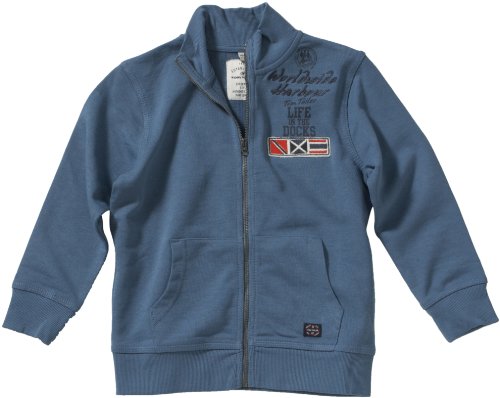 TOM TAILOR Jungen Sweatshirt 25145110082/sweatjacket harbour, Gr. 104/110, Blau (6383) Preisvergleich
