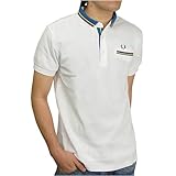 FRED PERRY tbhy[ Line Trimming Shirts  CzF |Vc F1143-10 Y zCg/eB[/Dp..