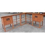 ChickenCoopOutlet Large 98" Backyard Chicken Coop Cage Bantam Hen Duck ...