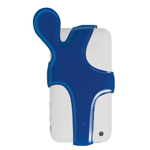Trexta iHug Leather Holder Case for iPhone 3G and 3GS - Patent Blue