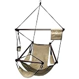 Natural Sand Finish Outdoor Air Hanging Chair Hammock