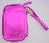 Two's Company - In the Limelight All in One Metallic Faux Leather Wristlet Clutch Purse, Lavender Two's Company - In the Limelight All in One Metallic Faux Leather Wristlet Clutch Purse, Lavender