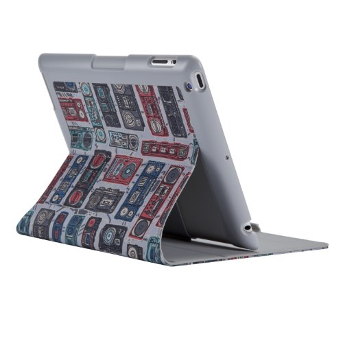 SPECK iPad 3rd/4th Generation Fit Folio-Boom Box, Grey (SPK-A1447)