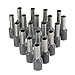 Ketofa 100Pcs Wire Copper Crimp Connector Insulated Ferrule Pin Cord End Terminal AWG12